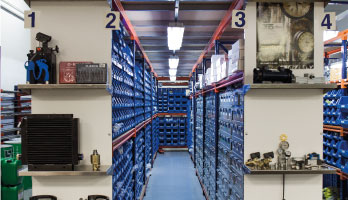 Entrada a tienda de Sumifluid suministro de hidráulica, neumática, estanqueidad y vacío en Sevilla